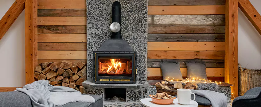 Thelin Hearth Products Direct Vent Gas Stove Fireplace Inspection in Johnson City, Tennessee